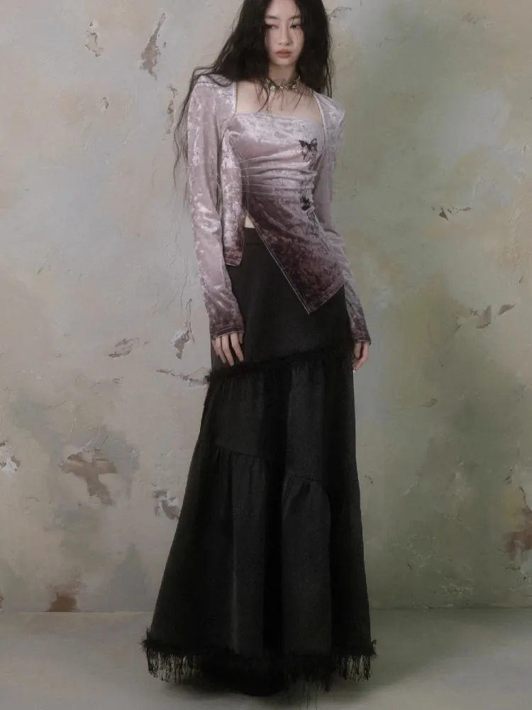 A-line irregular skirt【s0000006407】