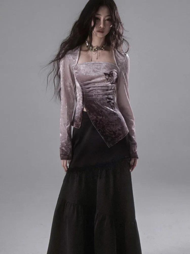 A-line irregular skirt【s0000006407】