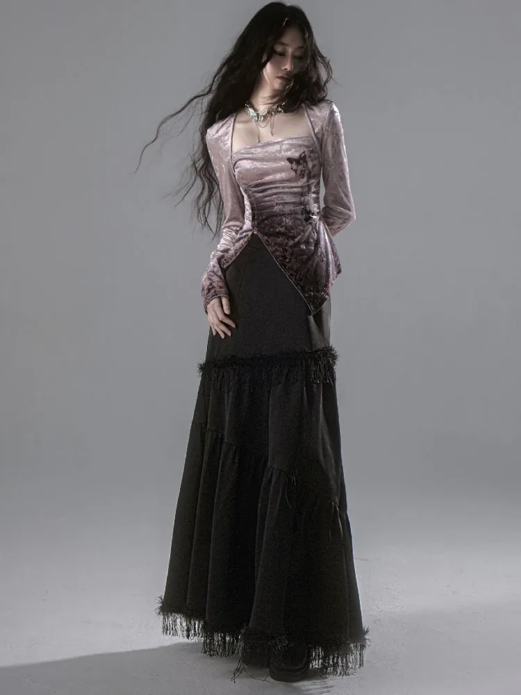 A-line irregular skirt【s0000006407】
