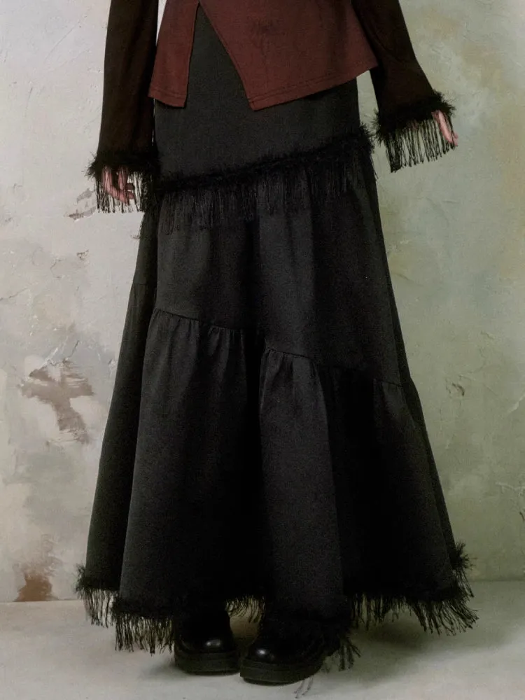A-line irregular skirt【s0000006407】
