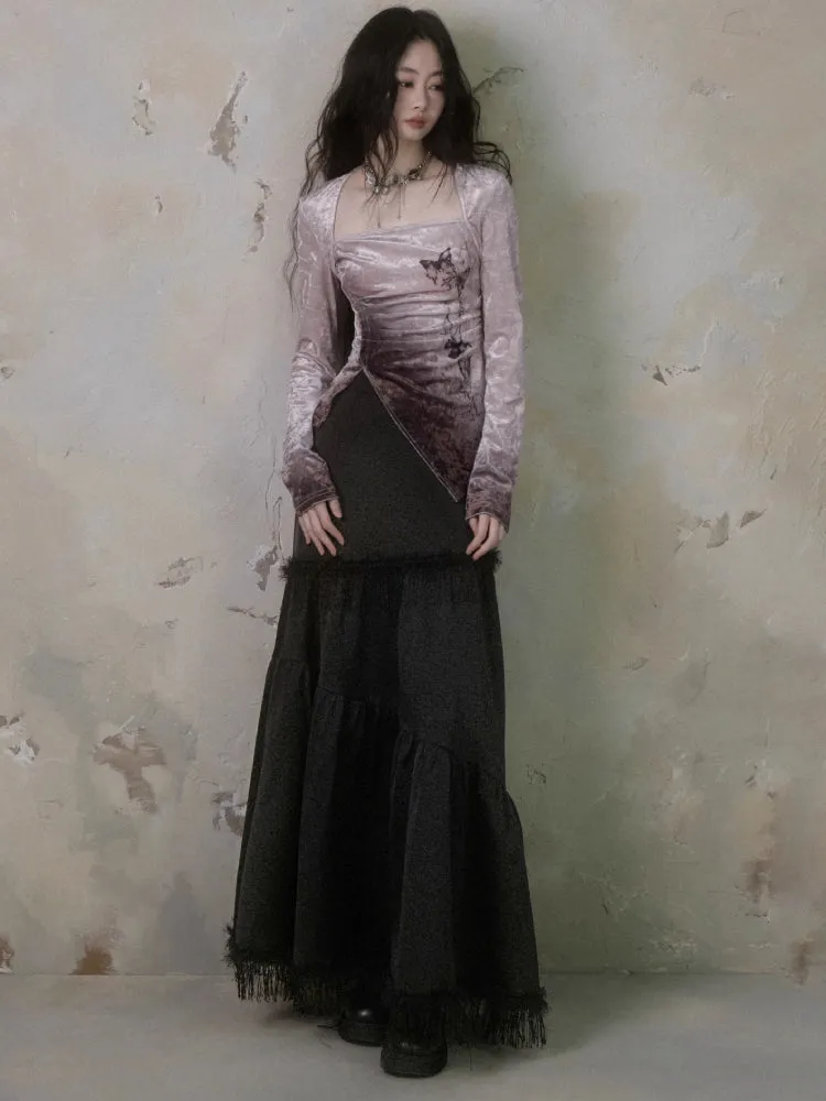 A-line irregular skirt【s0000006407】