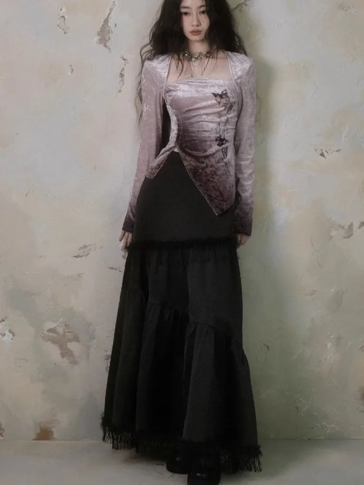 A-line irregular skirt【s0000006407】