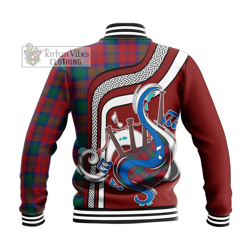 Affleck Tartan Baseball Jacket with Epic Bagpipe Style