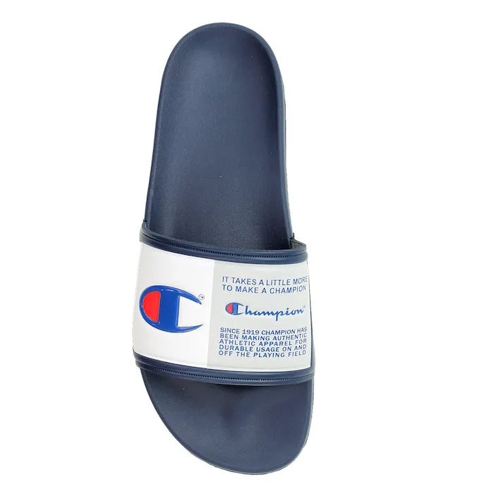 Champion IPO Jock Navy Slides