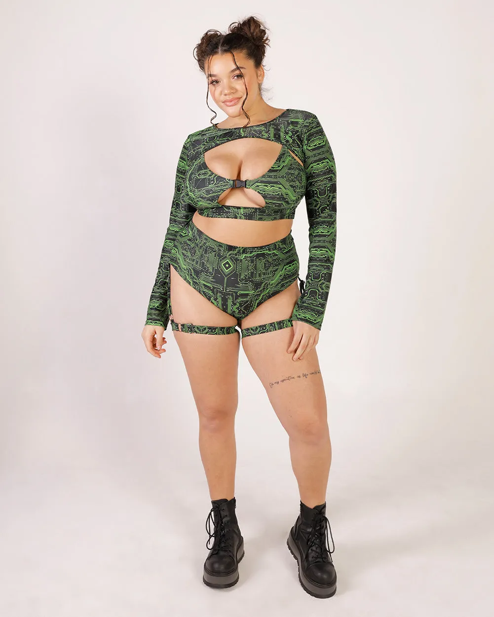 Cyber Matrix Ultra Crop Top