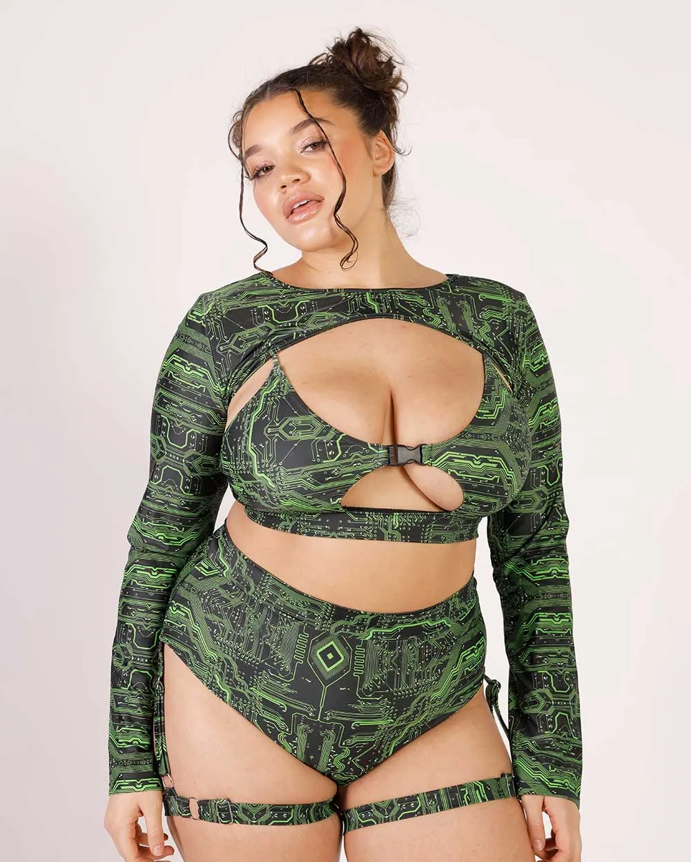 Cyber Matrix Ultra Crop Top