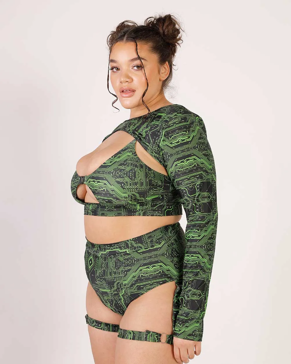 Cyber Matrix Ultra Crop Top
