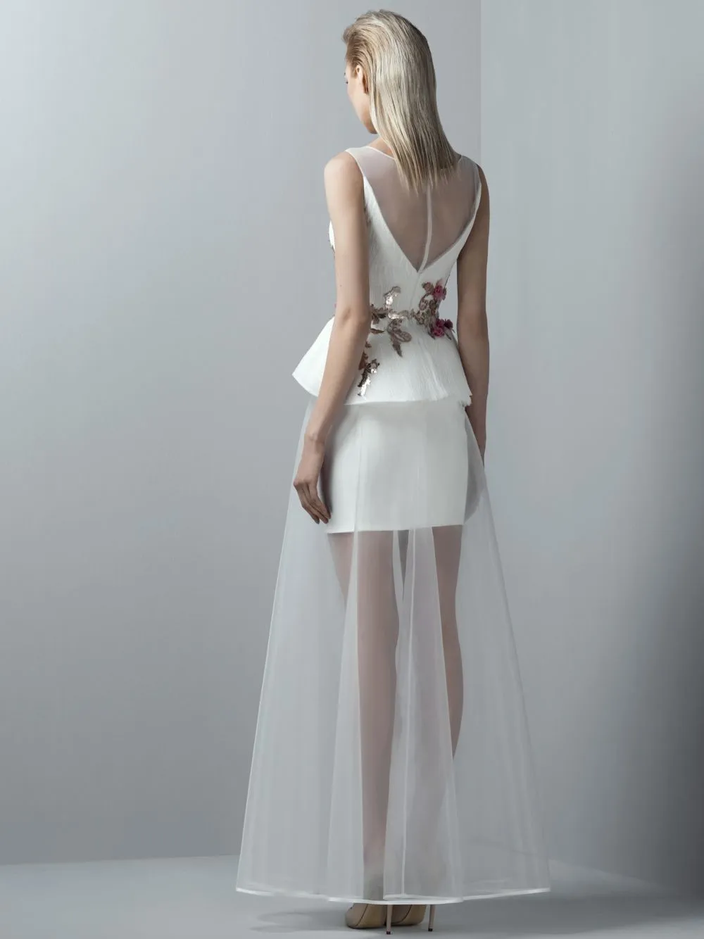Embellished A-Line Dress
