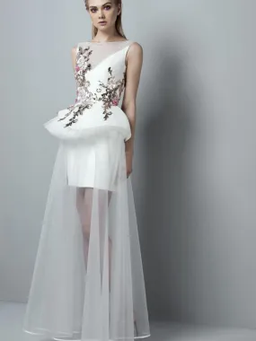Embellished A-Line Dress