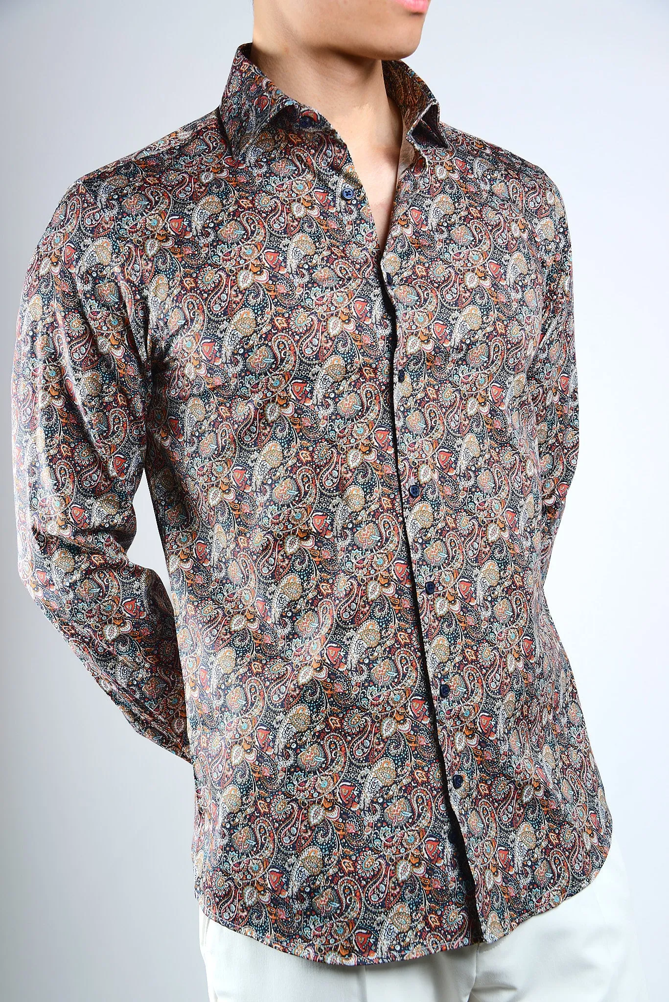 EURO SATEEN LS SPORT SHIRT