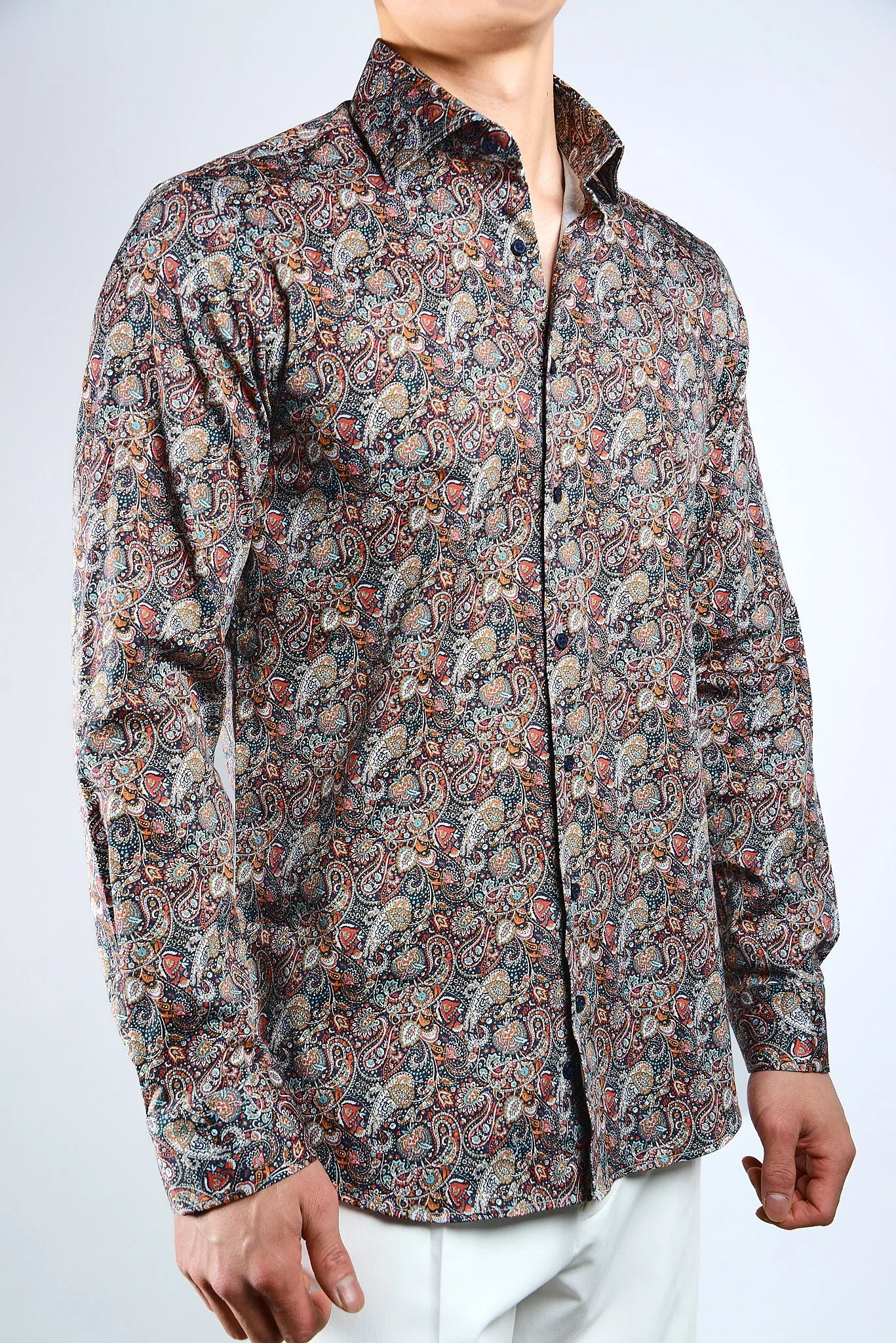 EURO SATEEN LS SPORT SHIRT