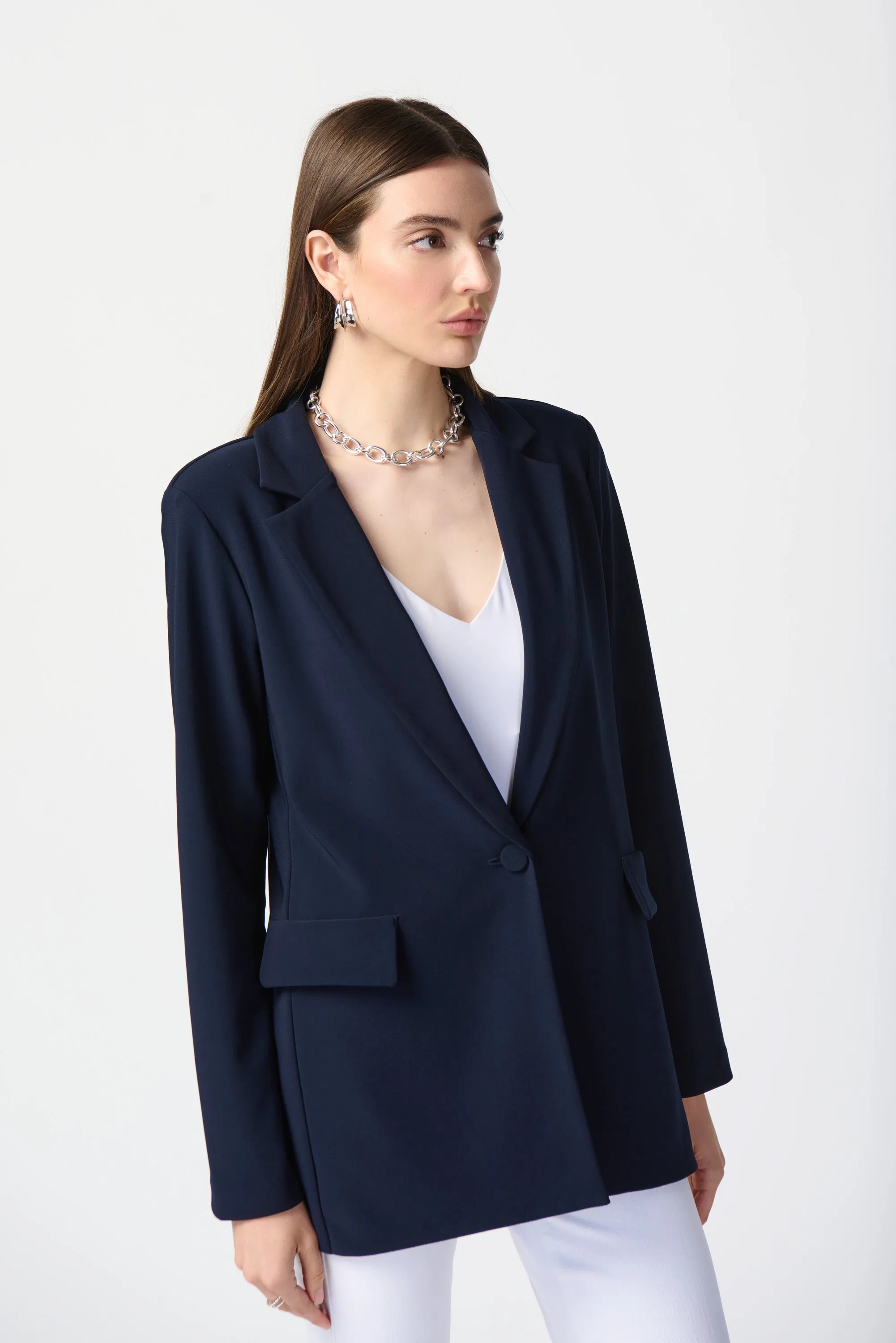 Joseph Ribkoff Straight Blazer Essential Black - 231064