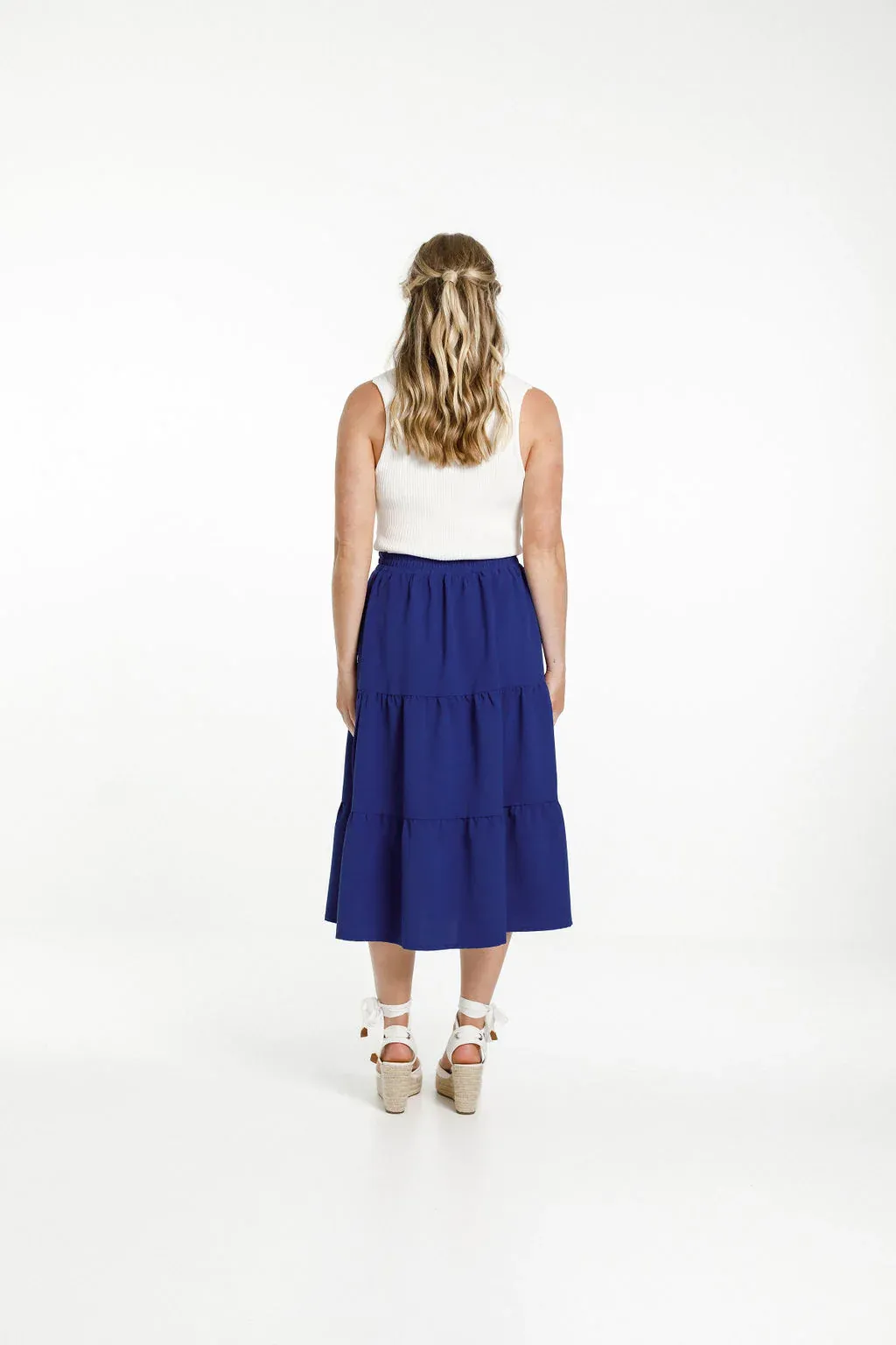 X Label Lexi Skirt - Colbalt